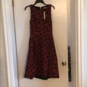 Alice + Olivia Red Multifloral Dress